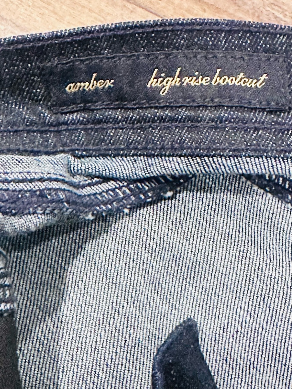 NWOT Citizens Of Humanity “Amber” Dark Blue Luxury Bootcut Jeans - Picture 5 of 12